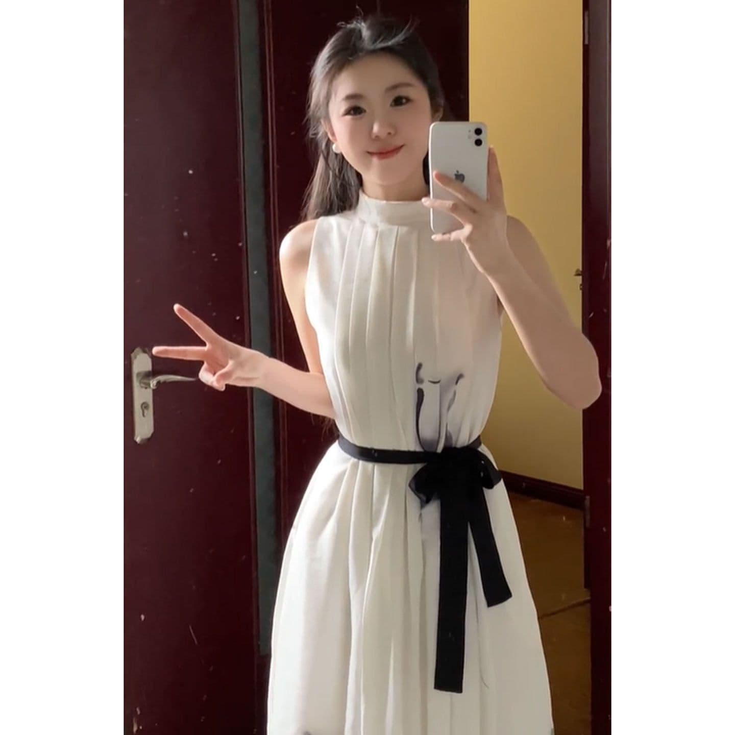 부드러운 바람 고유 한 슈퍼 잘 생긴 ~ 중 슬립 롱 스커트 작은 대중 패션 품격 여성 드레스 2026 여름 새로운 상세 이미지 8