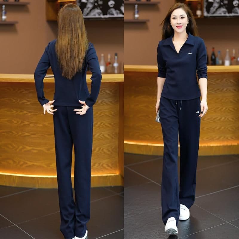 사람들 면 빈 가스 층 250그램 세트 완료 뜨거운 캐주얼 패션 품격 연령 감소 투피스 세트 상세 이미지 8