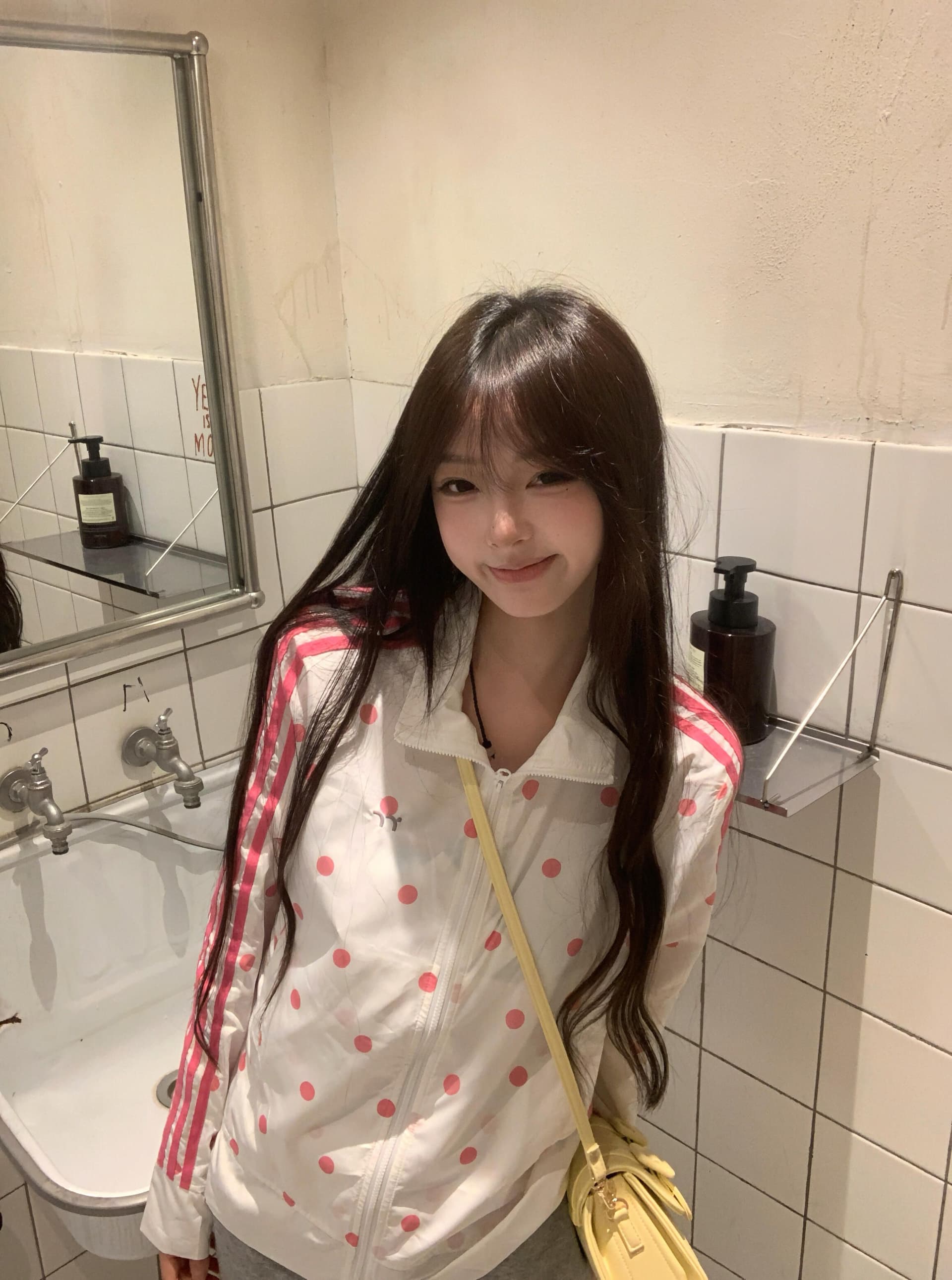원본 자수 더블 지퍼 폴리 에스터 브로케이드 폴리 에스터 주름 전체 인쇄 도트 무늬 스탠드 칼라 자외선 차단 의류