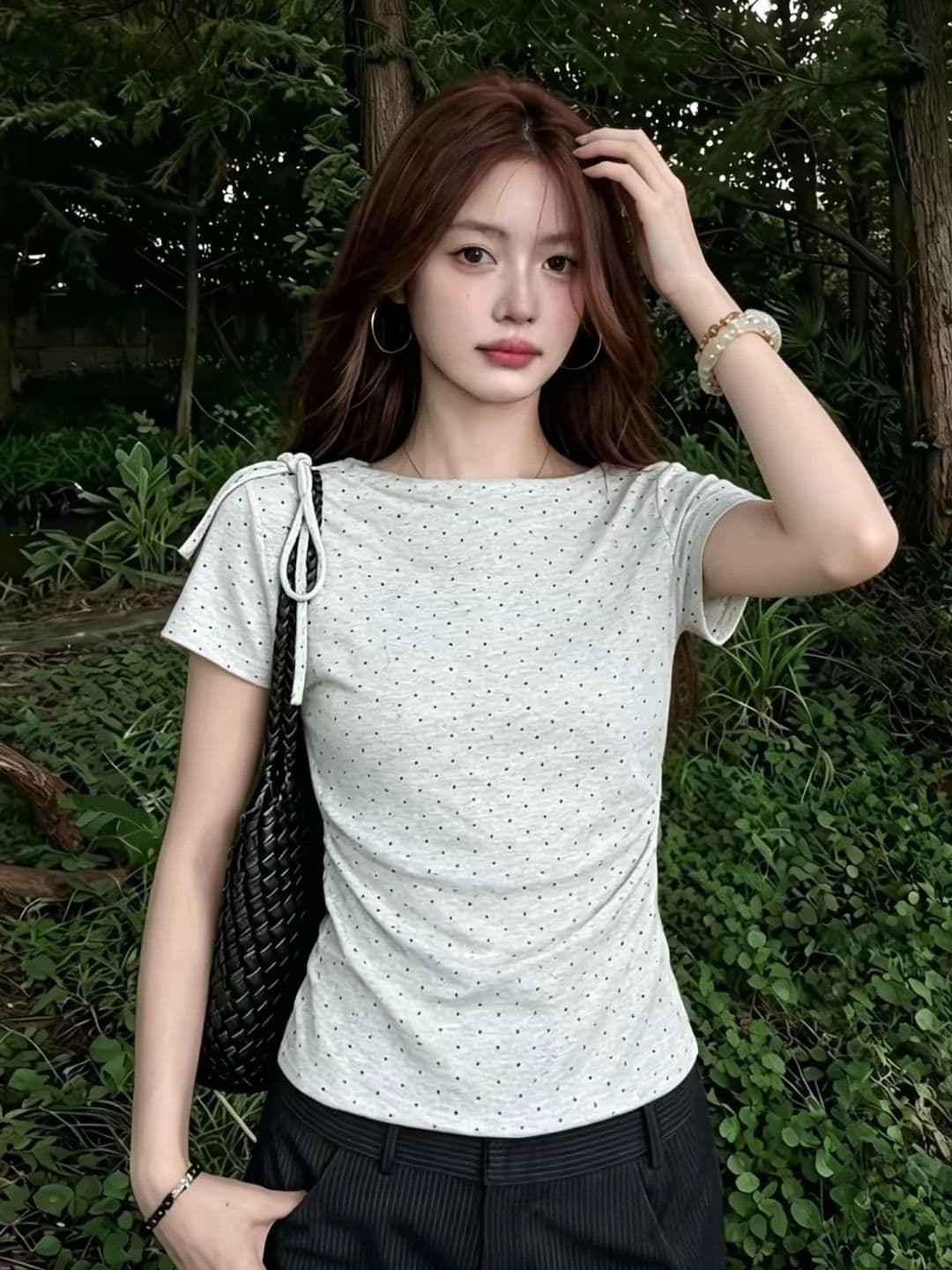 사람들 면 260 그램 반팔 이미지 2