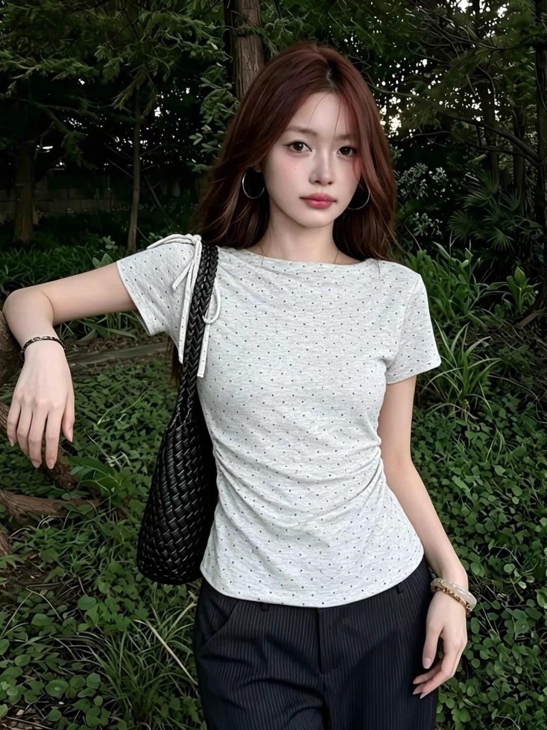 사람들 면 260 그램 반팔 상세 이미지 7