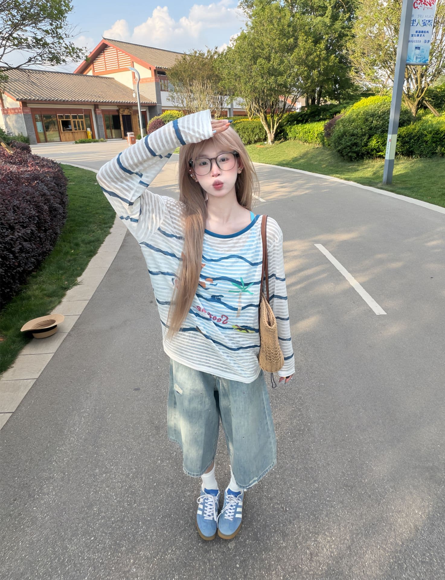 원본 솜씨 자외선 차단 블라우스 여성 상세 이미지 7