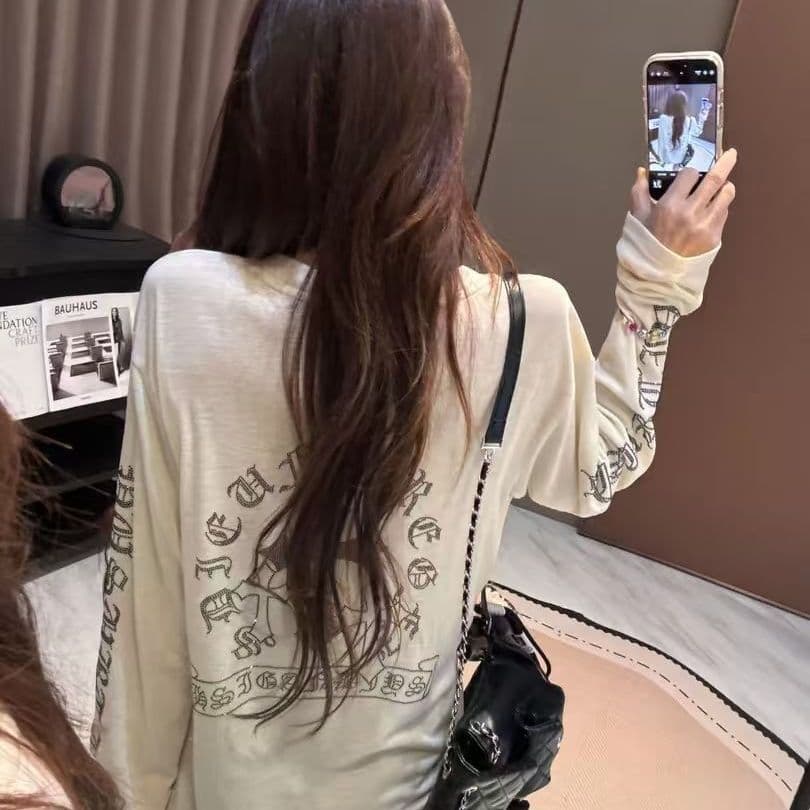 압력 훈련 눈꽃 면 자외선 차단 블라우스 여성 상세 이미지 2