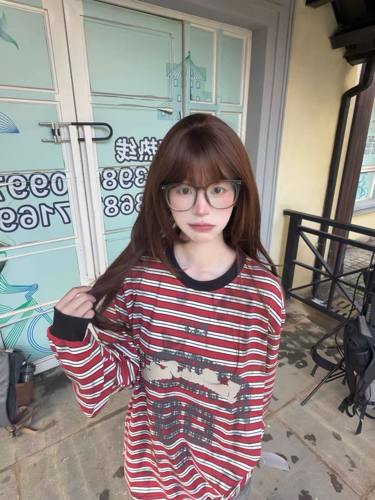 긴팔 티셔츠 여성 상세 이미지 4