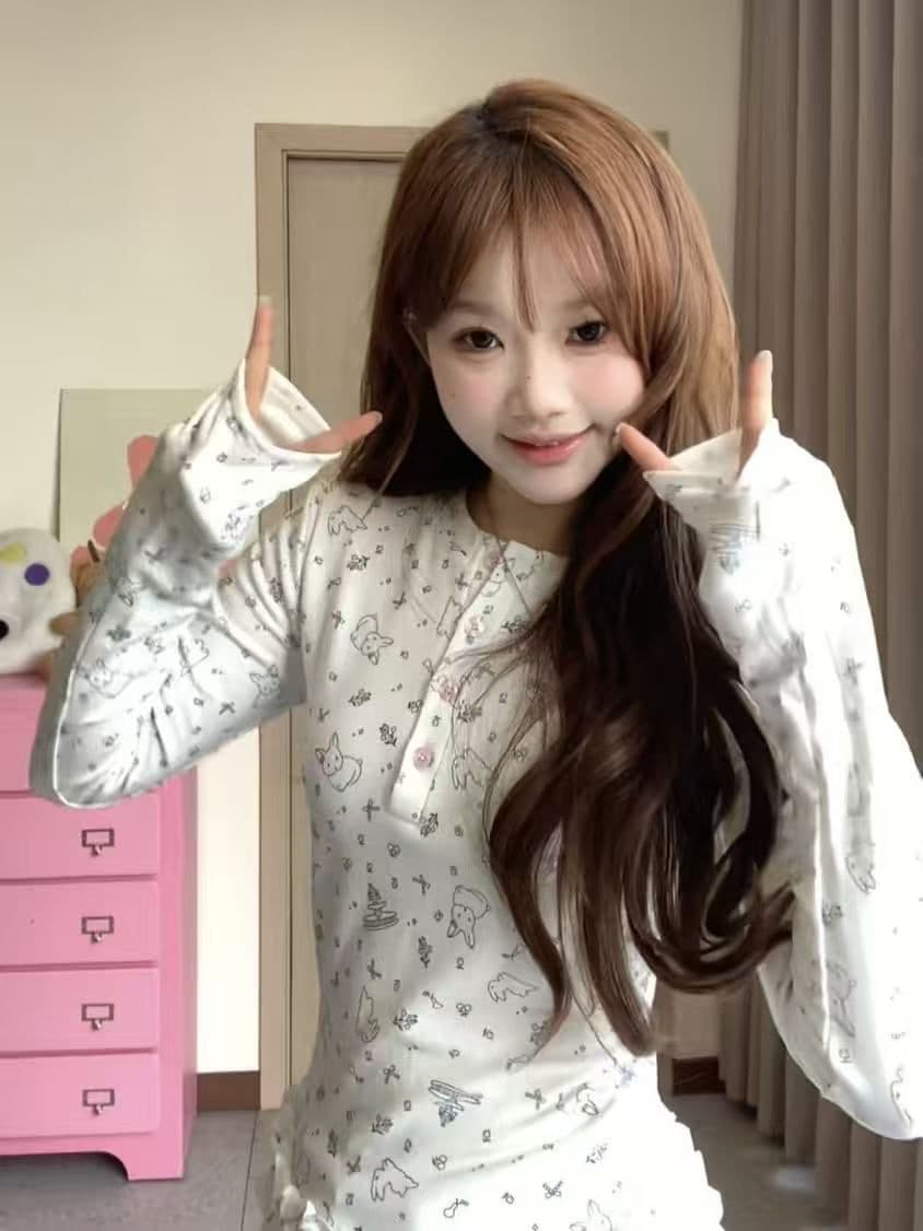 잡아라. 털 260 그램 92 면 8 암모니아 Lun 긴팔 여성 상세 이미지 6