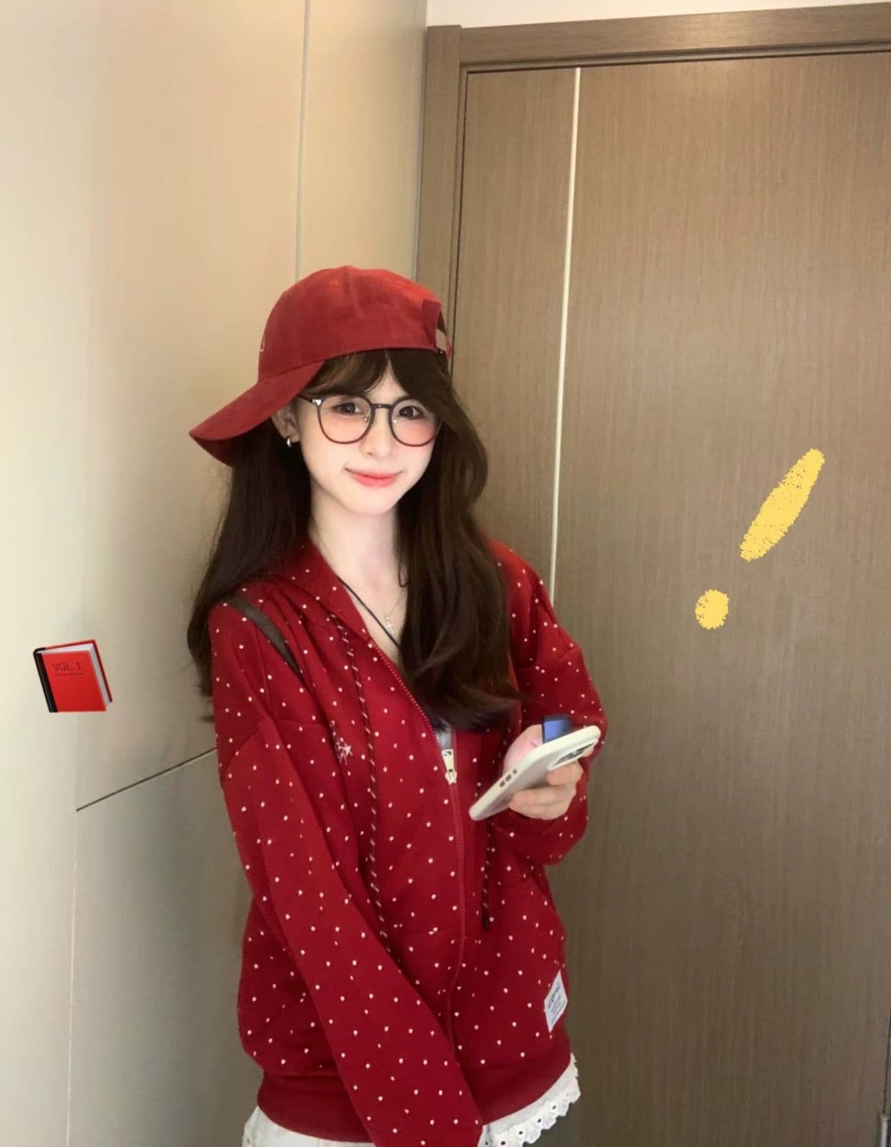 얇은 스타일 이후 패키지 칼라 순수한 Mianhua 면 복합 후드티 여성 이미지 4