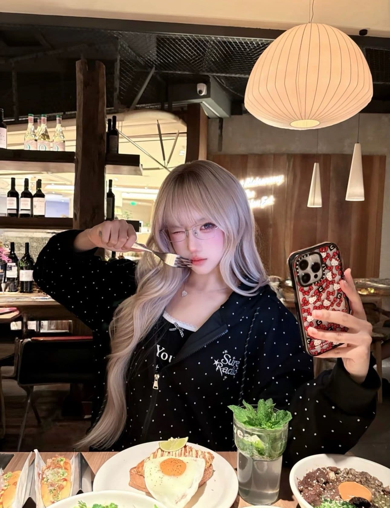 얇은 스타일 이후 패키지 칼라 순수한 Mianhua 면 복합 후드티 여성 상세 이미지 11