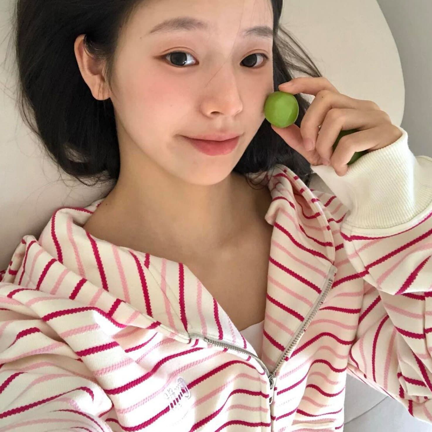 얇은 스타일 백금 지퍼 자수 원본 천 인사이드 펌프 순수한 Mianhua 면 복합 후드티 여성 이미지 5