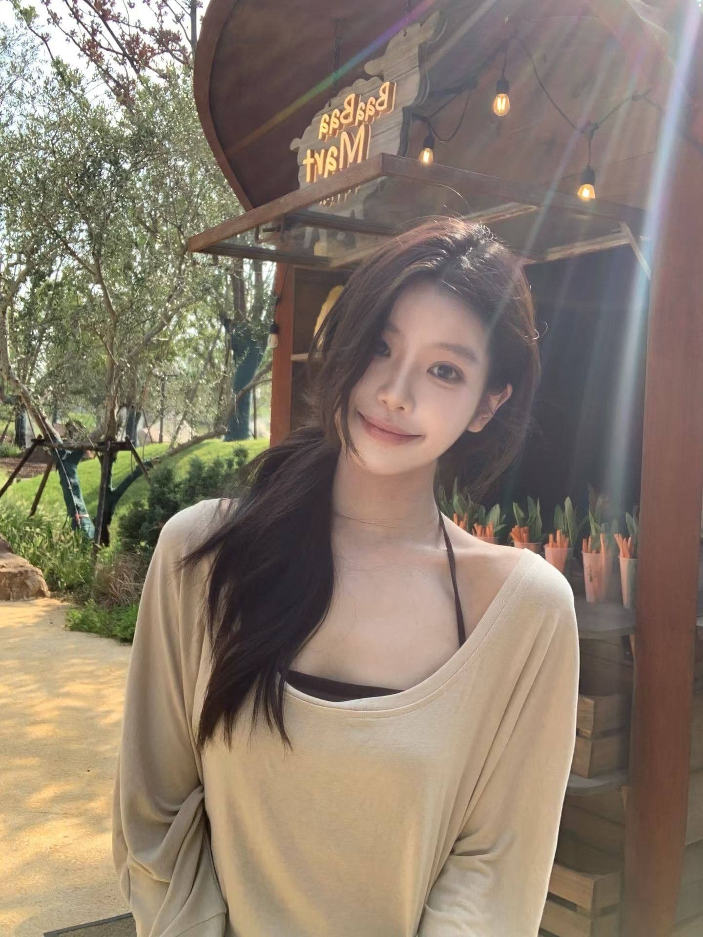 조기 가을 의상 코디 전체 집합 2026 새로운 품격 몸매 가꾸기 행침 목 슬립 타이트 스커트 드레스 아이들 가을 상세 이미지 9