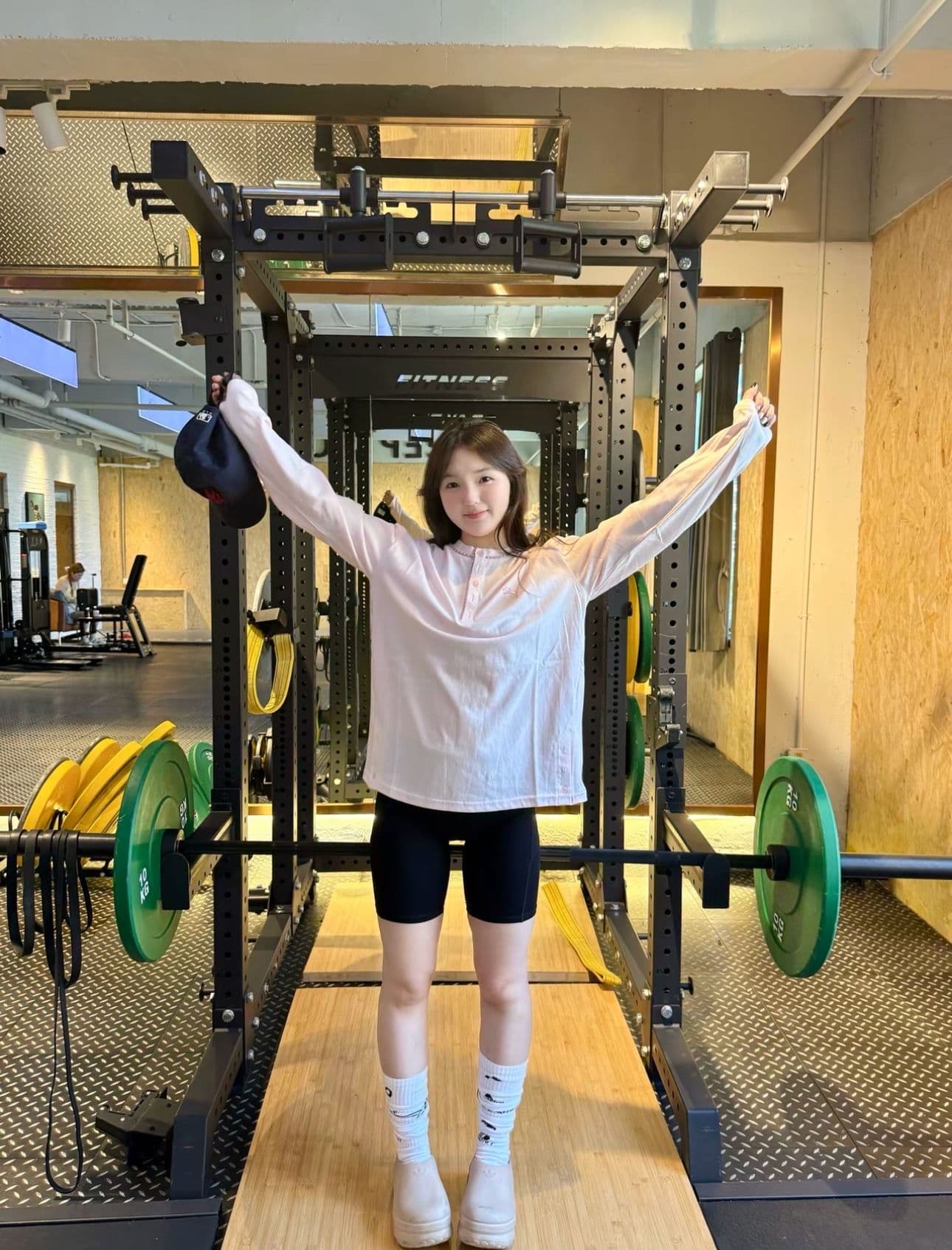 원본 솜씨 순면 220 그램 긴팔 티셔츠 여성 이미지 4