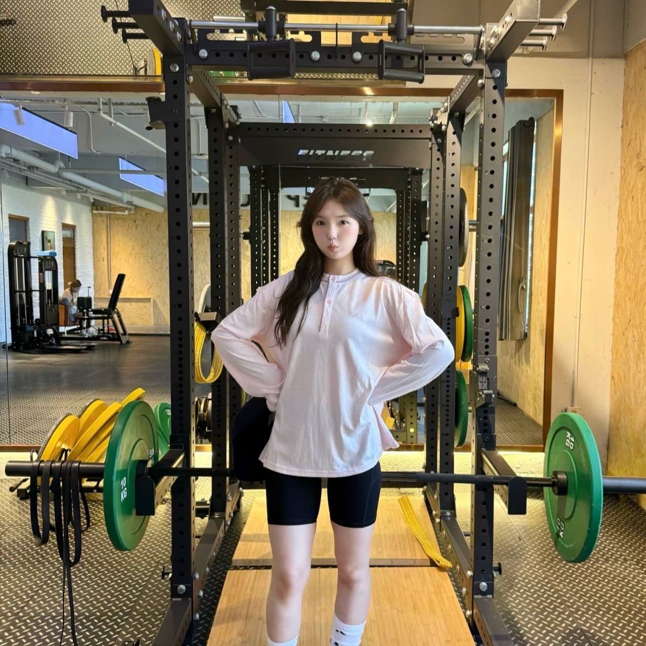 원본 솜씨 순면 220 그램 긴팔 티셔츠 여성 이미지 5