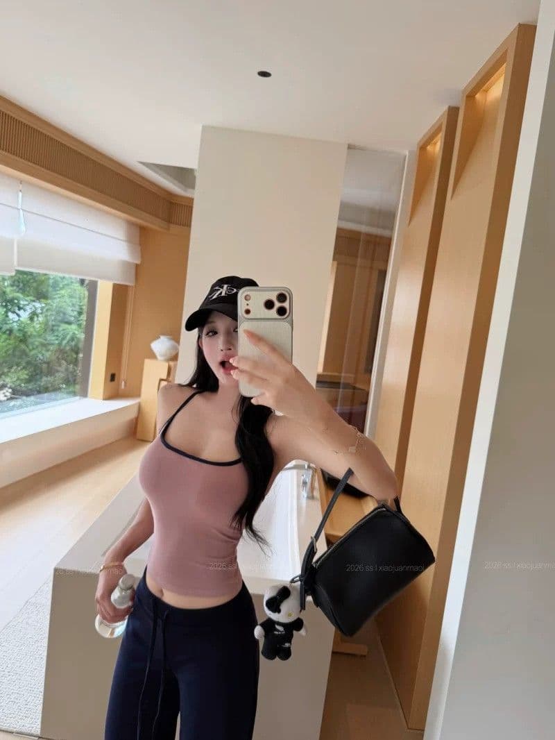 모달 와 사고 방식 해군 긴팔 오픈 가디건 인사이드 가져 가라. 캐미솔 가을 착용 가져 가라. 세트 투피스 세트 상세 이미지 4