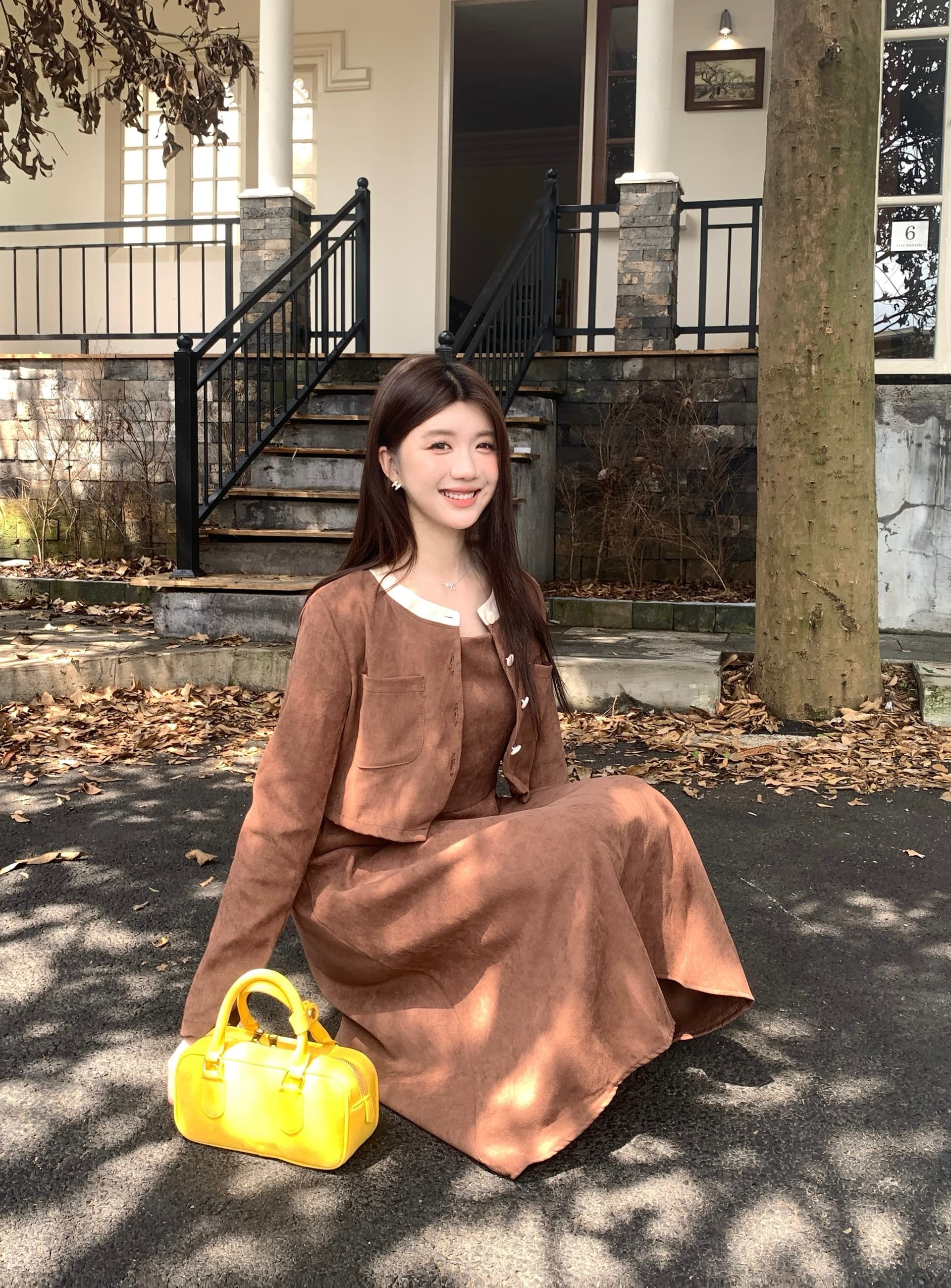 실사 빅 사이즈 고급 센스 외국 가스 연령 감소 패션 품격 슬림해 보이는 다용도 캐주얼 드레스 상세 이미지 16