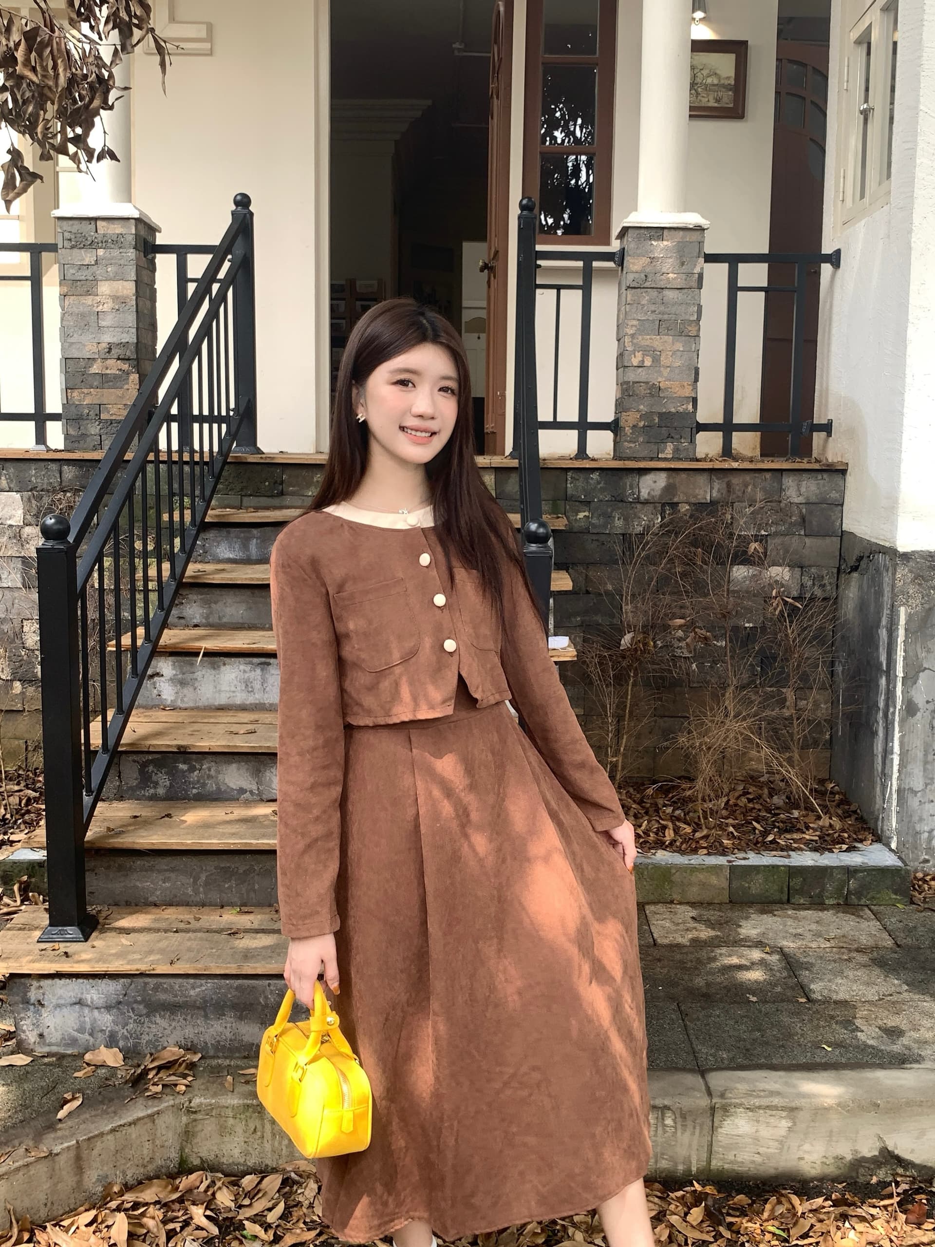 실사 빅 사이즈 고급 센스 외국 가스 연령 감소 패션 품격 슬림해 보이는 다용도 캐주얼 드레스 상세 이미지 18