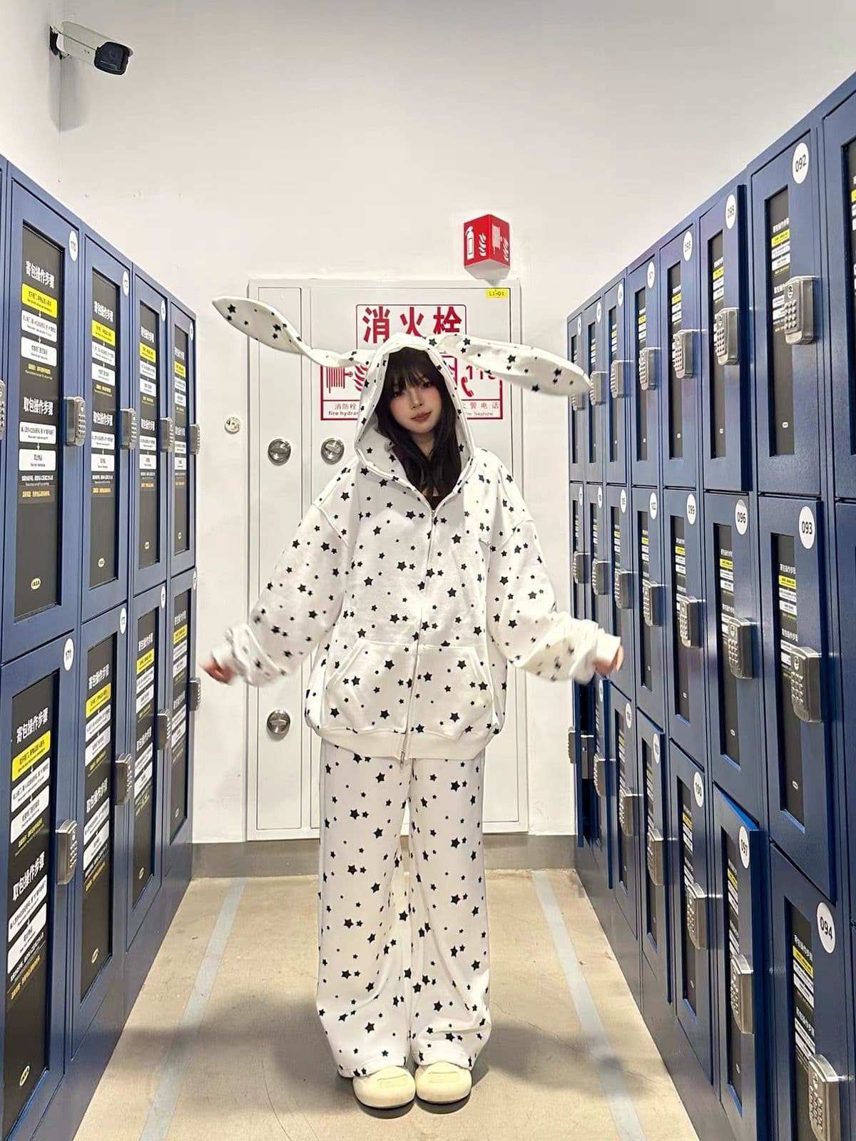 원본 솜씨 주문 철 알파벳 순수한 Mianhua 면 복합 후드티 여성 바지 아이들