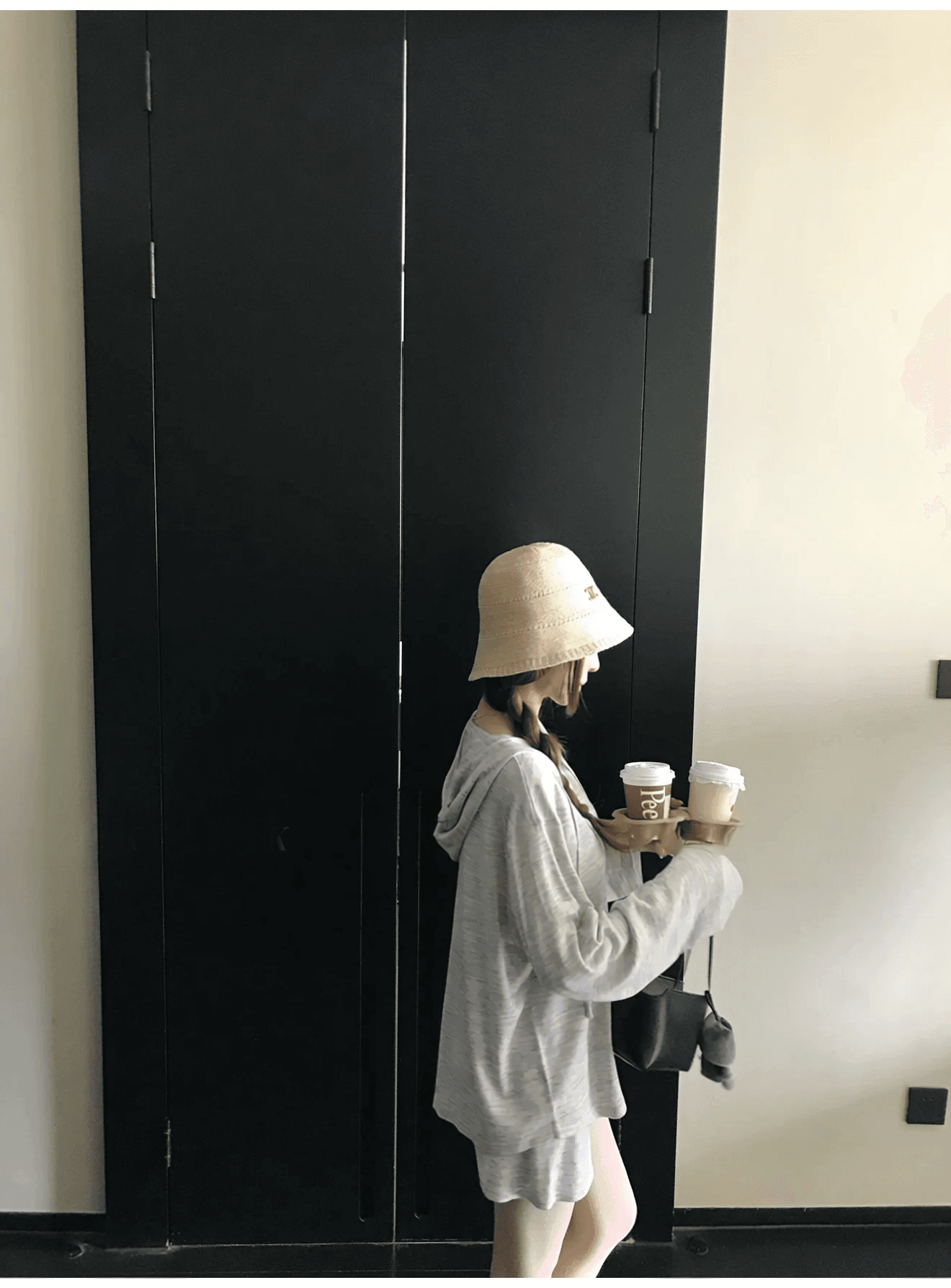 게으른 빛 산소 캐주얼 스포츠 슈트 여성 봄 여름 투피스 세트 반바지 후드티 루즈핏 가정 외출용 러닝 서비스 상세 이미지 30