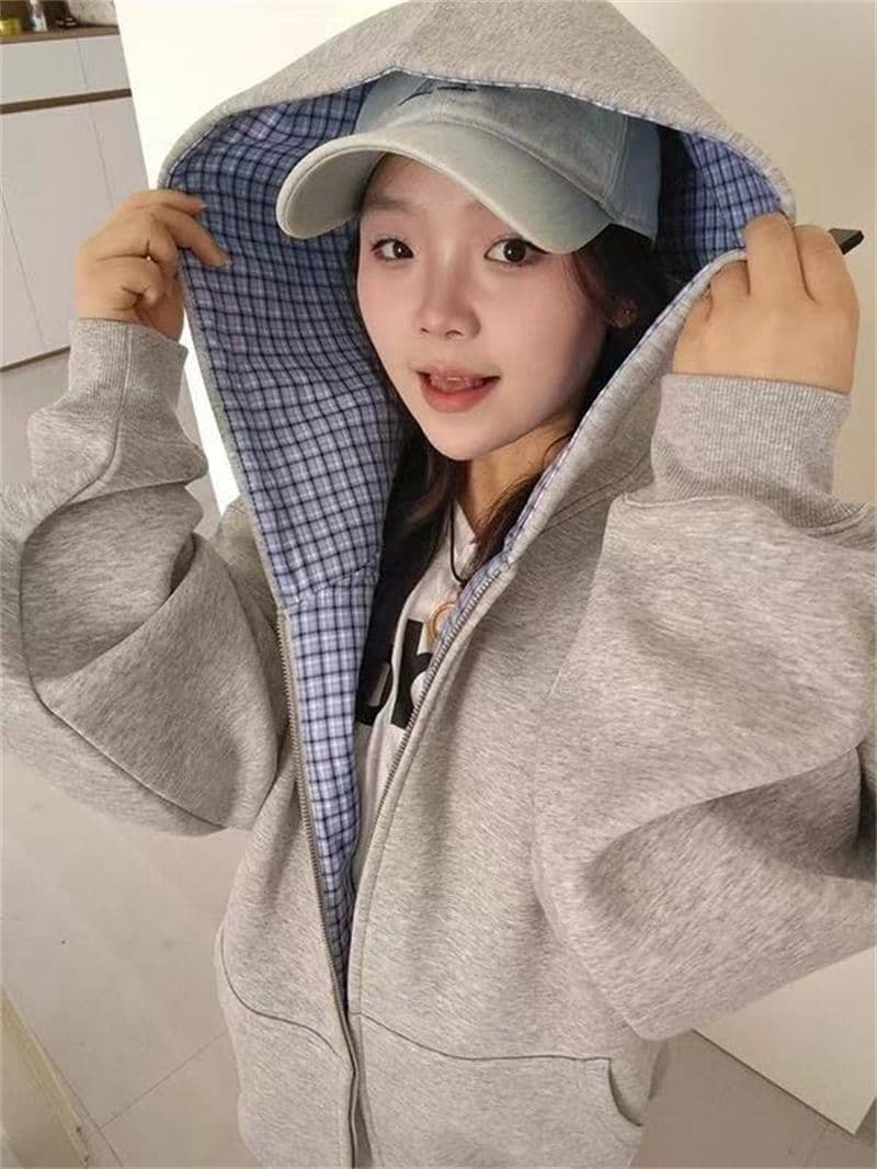 높음 그램 무거운 털이 있는 420g 얇은 스타일 350 그램 원본 압력 라인 자수 순수한 Mianhua 면 후드티 이미지 2