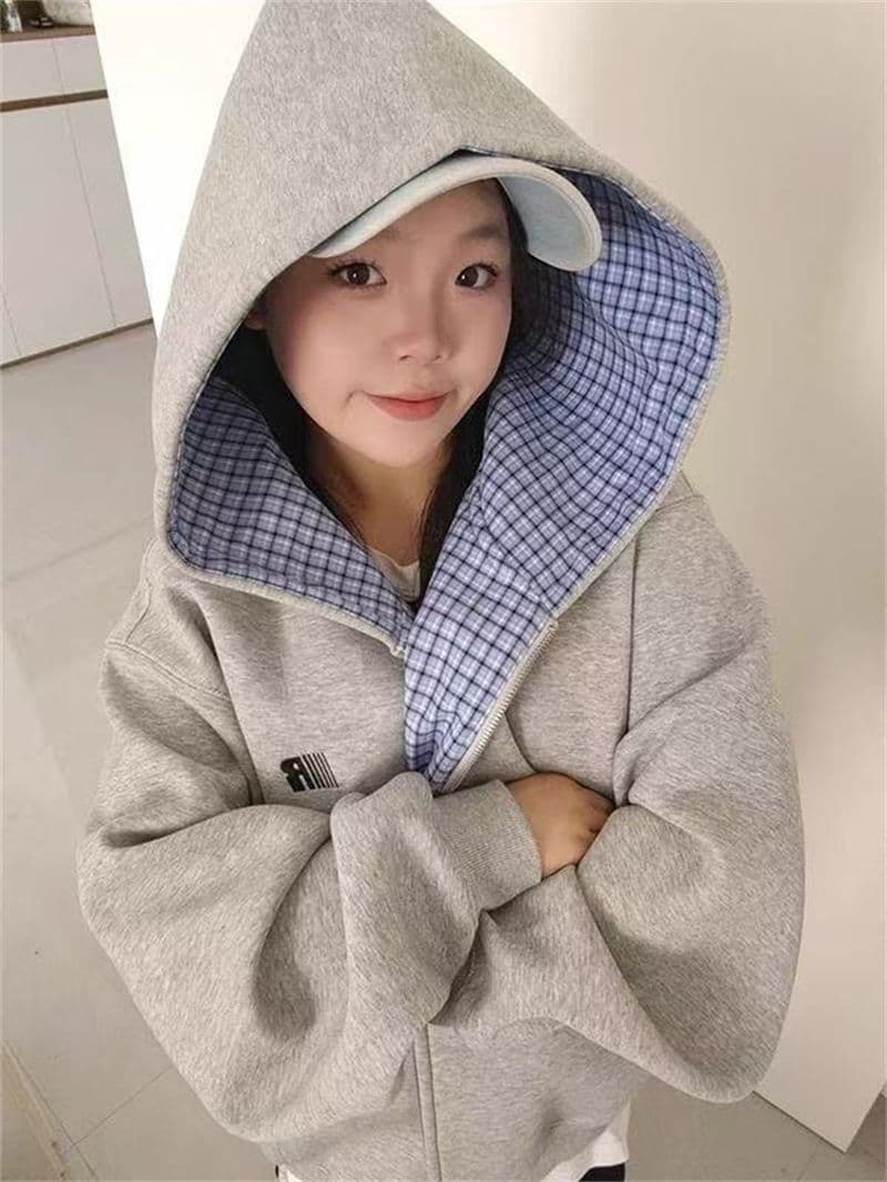 높음 그램 무거운 털이 있는 420g 얇은 스타일 350 그램 원본 압력 라인 자수 순수한 Mianhua 면 후드티 상세 이미지 5