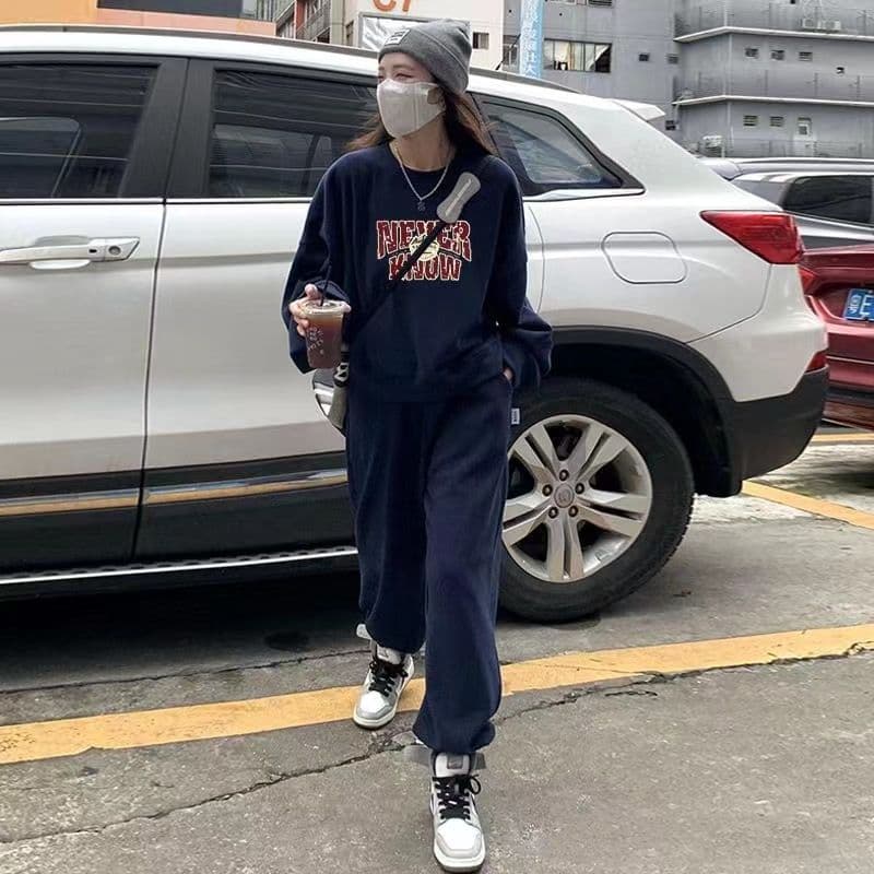 새로운 학생 한국 스타일 루즈핏 슬림해 보이는 세트 얇은 스타일 털이 있는 후드티 캐주얼 맨위 이미지 4