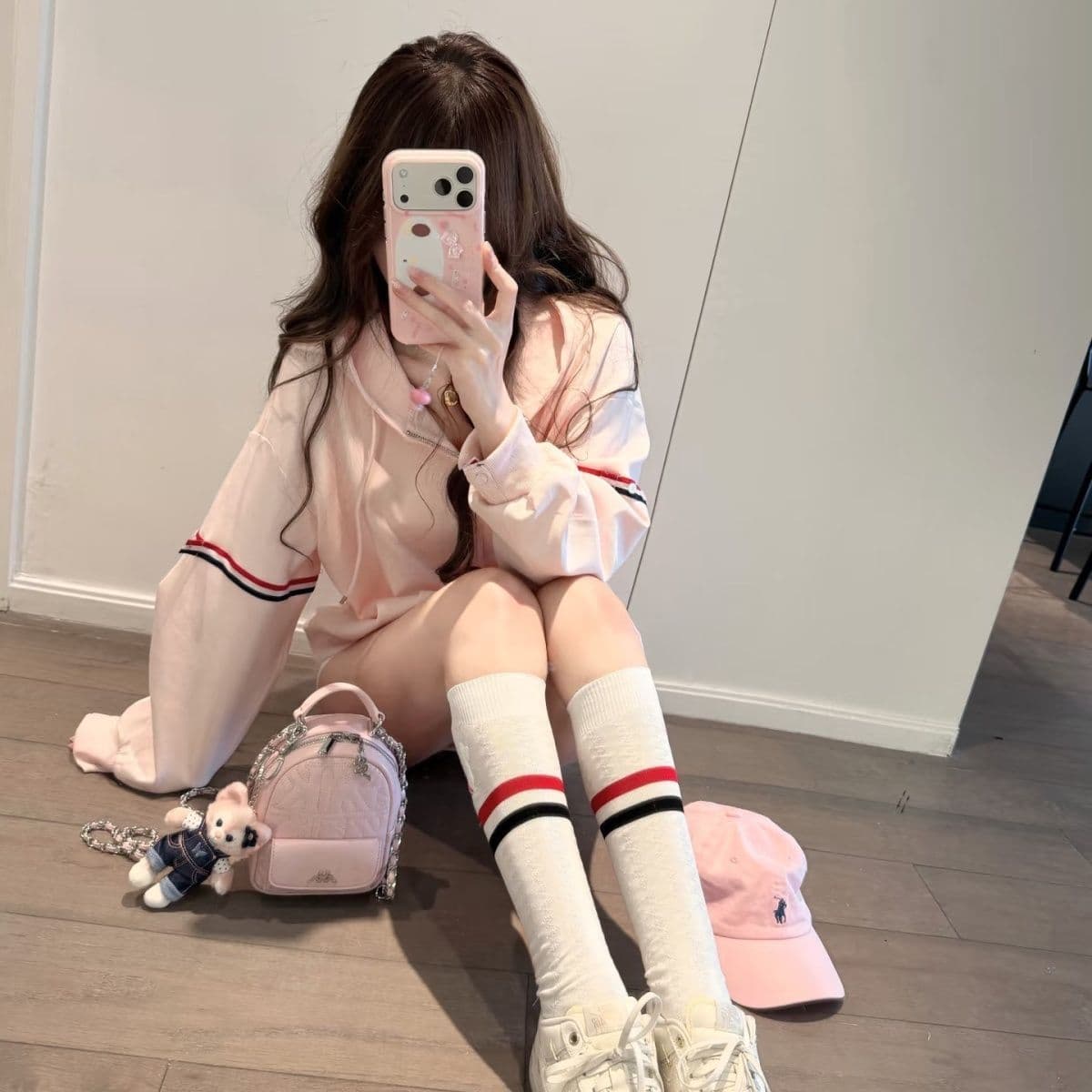 얇은 스타일 인사이드 펌프 이후 패키지 칼라 순수한 Mianhua 면 복합 후드티 여성 상세 이미지 6