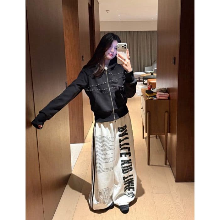 얇은 스타일 이후 패키지 칼라 순수한 Mianhua 면 복합 후드티 여성 상세 이미지 15