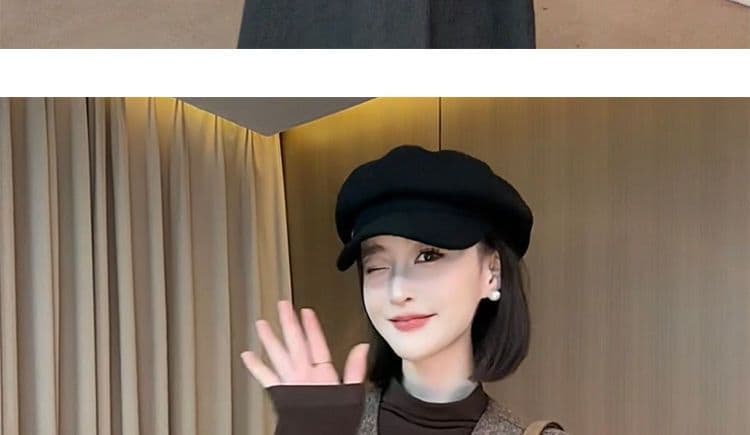 한국 스타일 패션 외국 가스 고급 센스 세트 빅 사이즈 2026 겨울 지방 mm 새로운 작은 대중 품격 다용도 3종 세트 상세 이미지 18