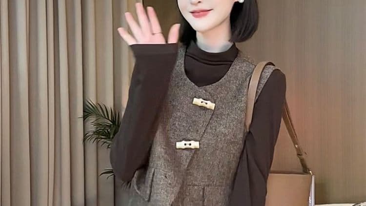 한국 스타일 패션 외국 가스 고급 센스 세트 빅 사이즈 2026 겨울 지방 mm 새로운 작은 대중 품격 다용도 3종 세트 상세 이미지 30