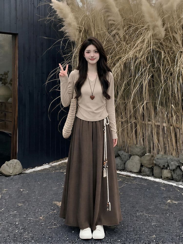 빛 사람들 코치 착용 가져 가라. 아름다운 꼬집기 허리 작은 치마 가을 자이언트 잘 생긴 관대 한 점잖은 아름다운 세트 드레스 이미지 4