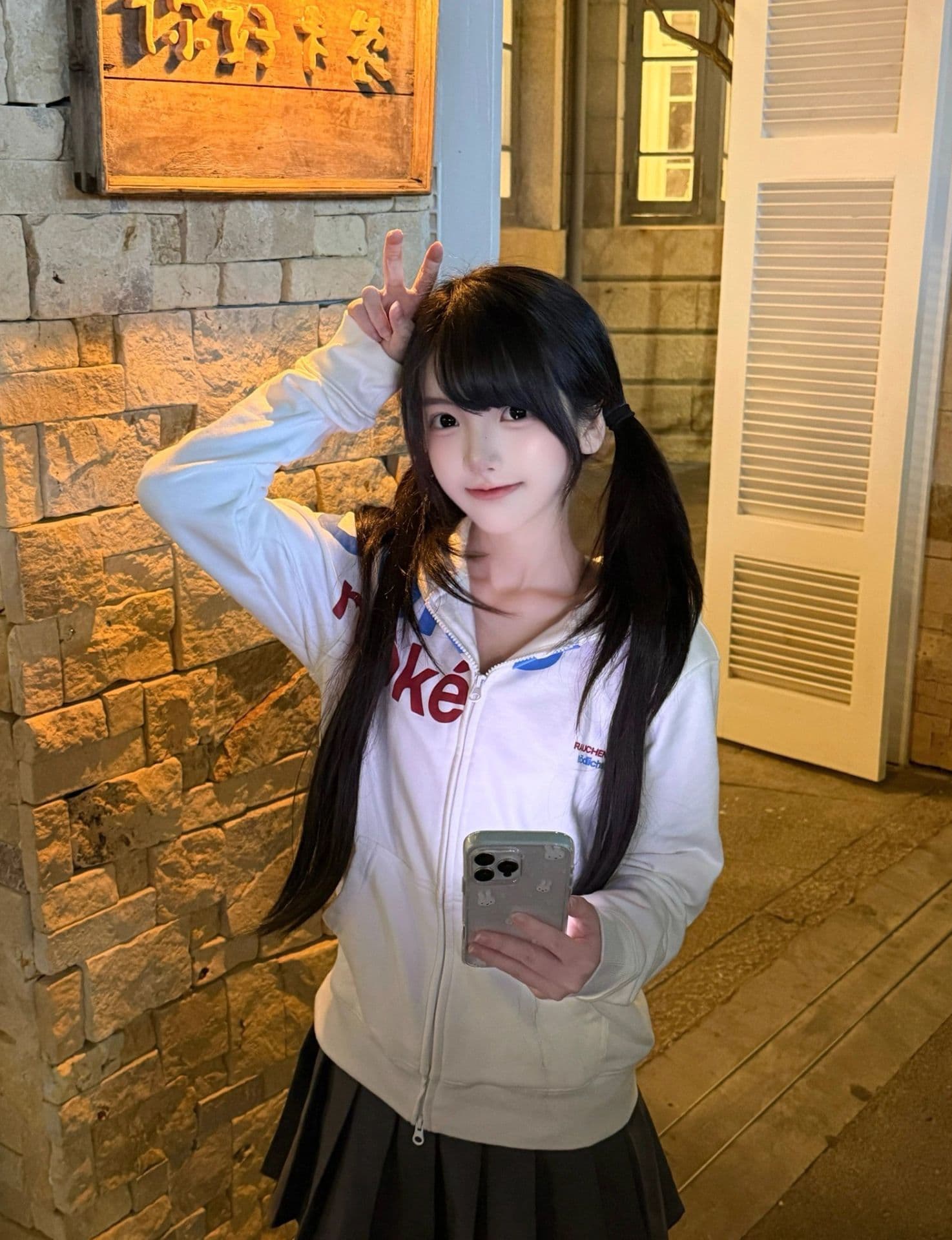 얇은 스타일 대위법 프린트 전체 조각 압력 라인 이후 패키지 칼라 순수한 Mianhua 면 복합 후드티 여성 상세 이미지 5