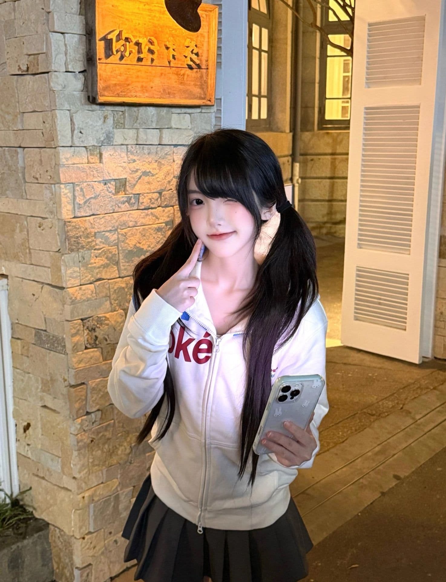 얇은 스타일 대위법 프린트 전체 조각 압력 라인 이후 패키지 칼라 순수한 Mianhua 면 복합 후드티 여성 상세 이미지 6