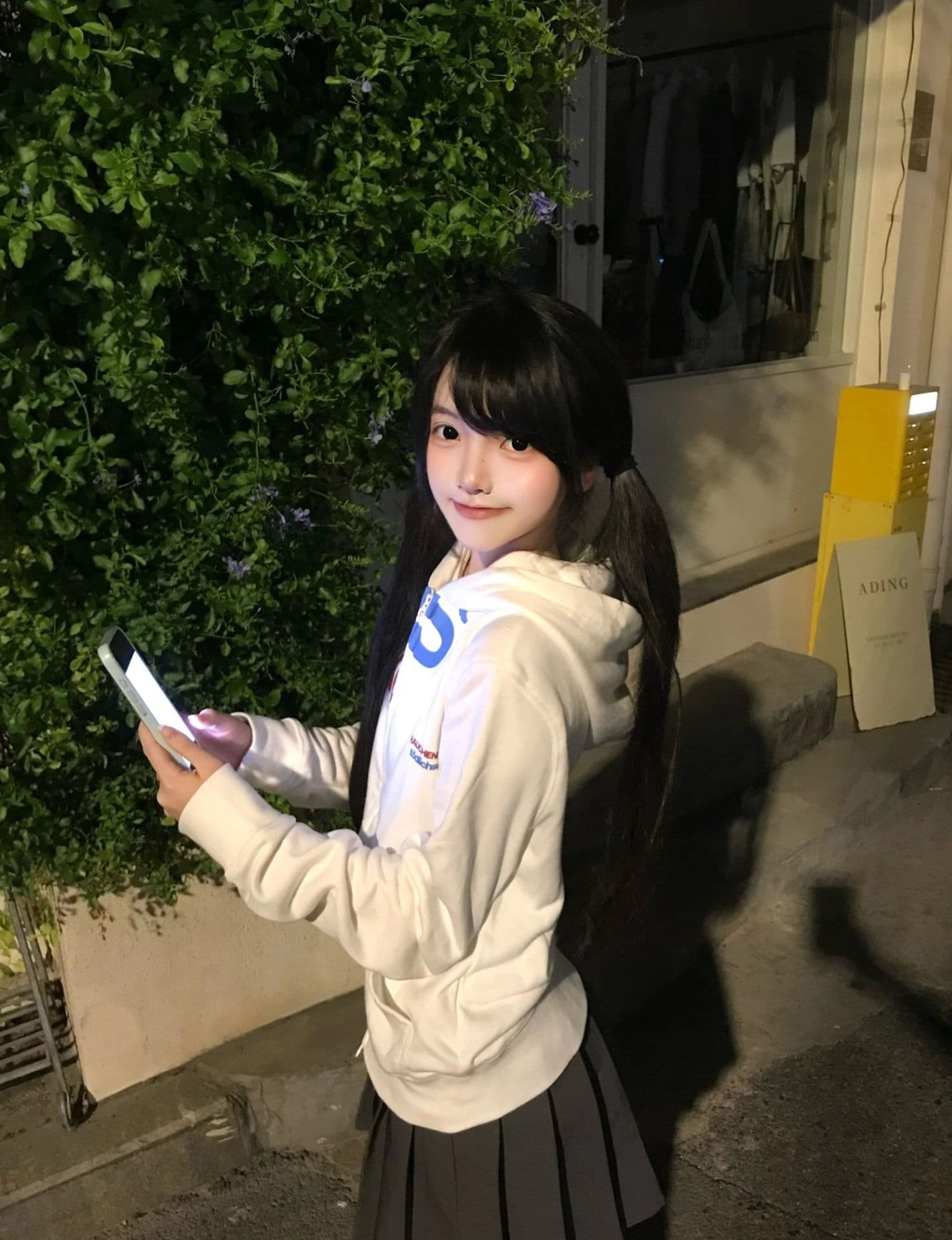 얇은 스타일 대위법 프린트 전체 조각 압력 라인 이후 패키지 칼라 순수한 Mianhua 면 복합 후드티 여성 상세 이미지 9