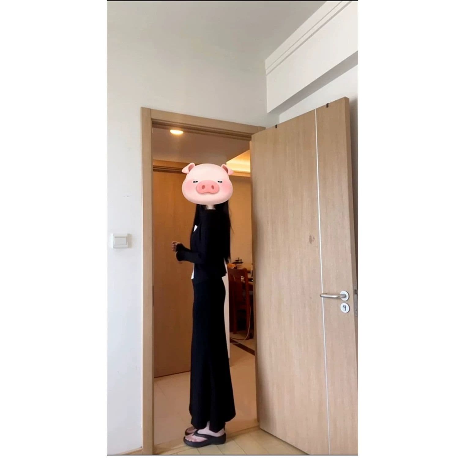 이른 가을 착용 가져 가라. 전체 집합 한 부서 분위기 센스 감기 느슨함 착용 가져 가라. 드레스 작은 키 이른 봄 세 조각 세트 이미지 5