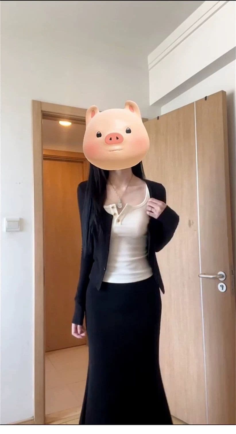 이른 가을 착용 가져 가라. 전체 집합 한 부서 분위기 센스 감기 느슨함 착용 가져 가라. 드레스 작은 키 이른 봄 세 조각 세트 상세 이미지 9