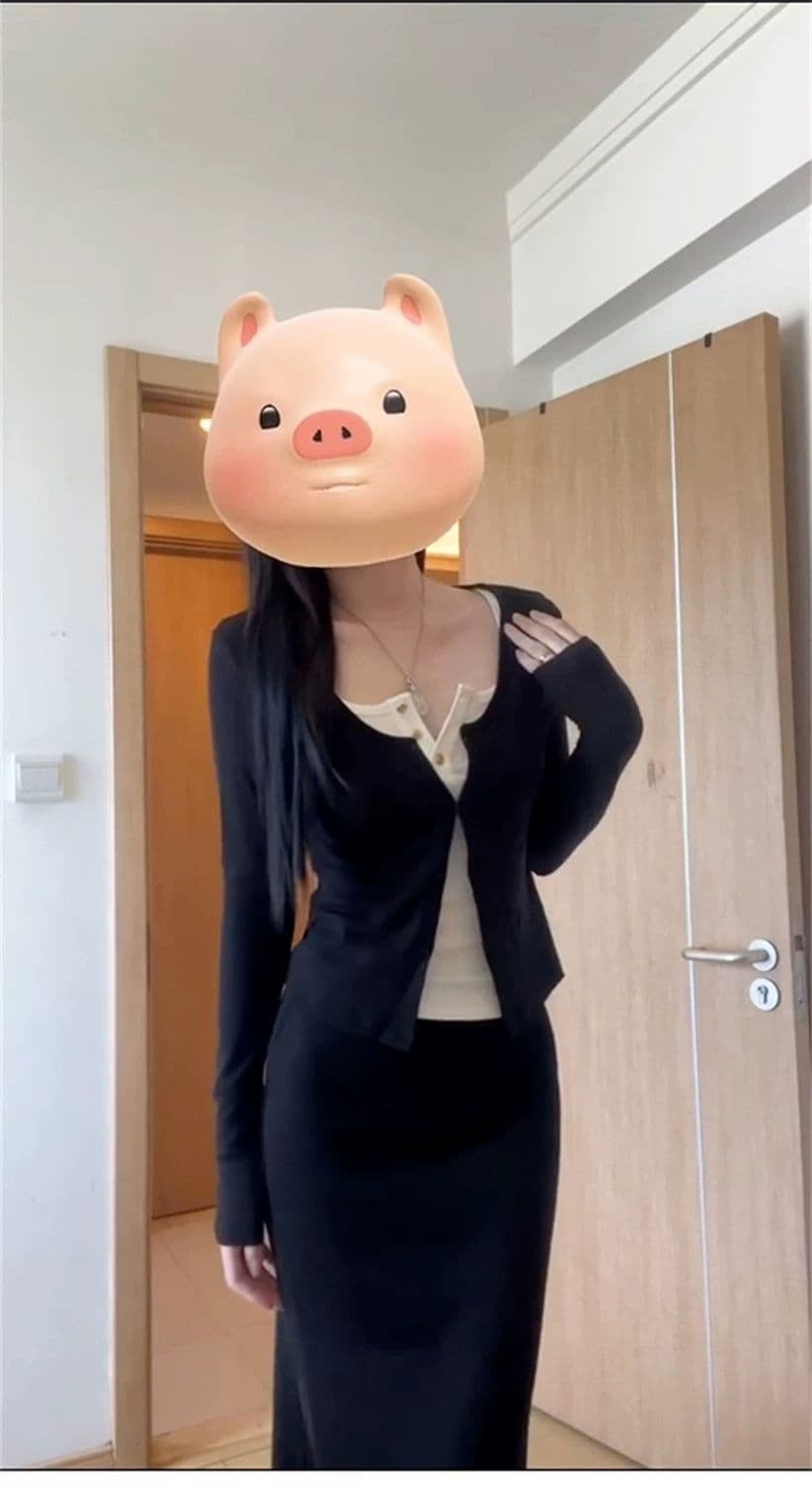 이른 가을 착용 가져 가라. 전체 집합 한 부서 분위기 센스 감기 느슨함 착용 가져 가라. 드레스 작은 키 이른 봄 세 조각 세트 상세 이미지 13