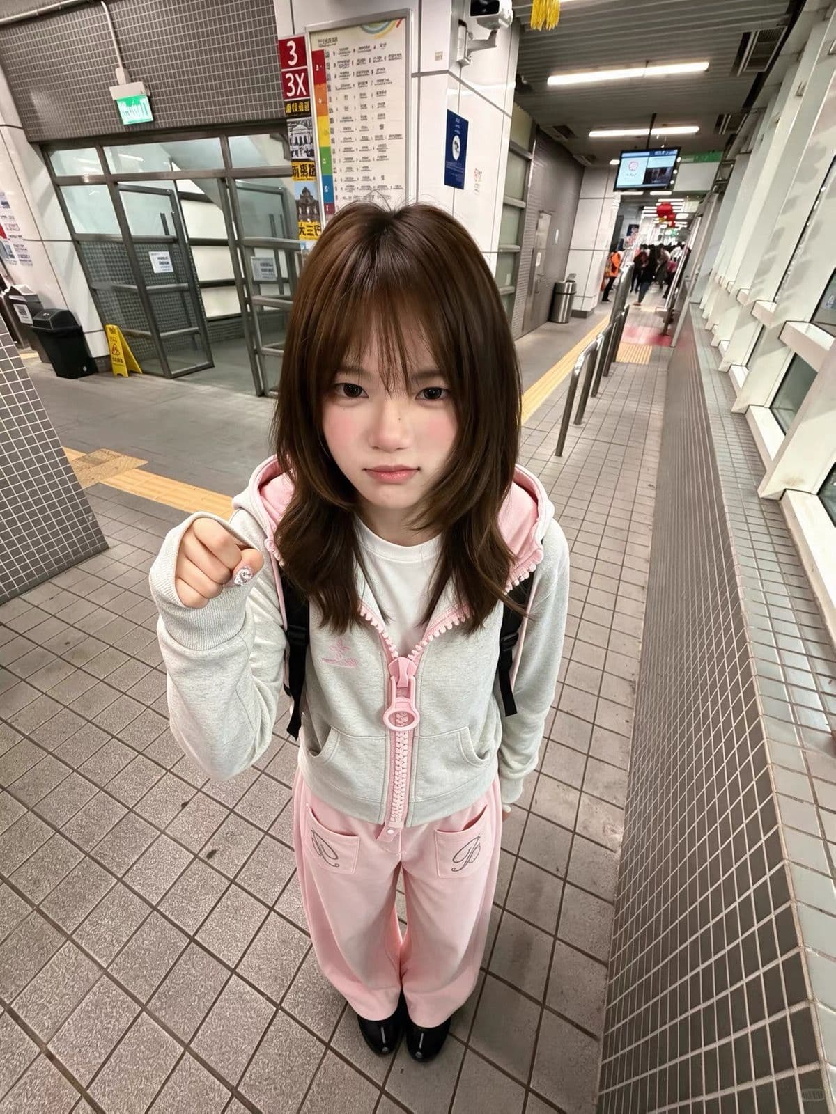 얇은 스타일 순수한 Mianhua 면 복합 후드티 여성 상세 이미지 3
