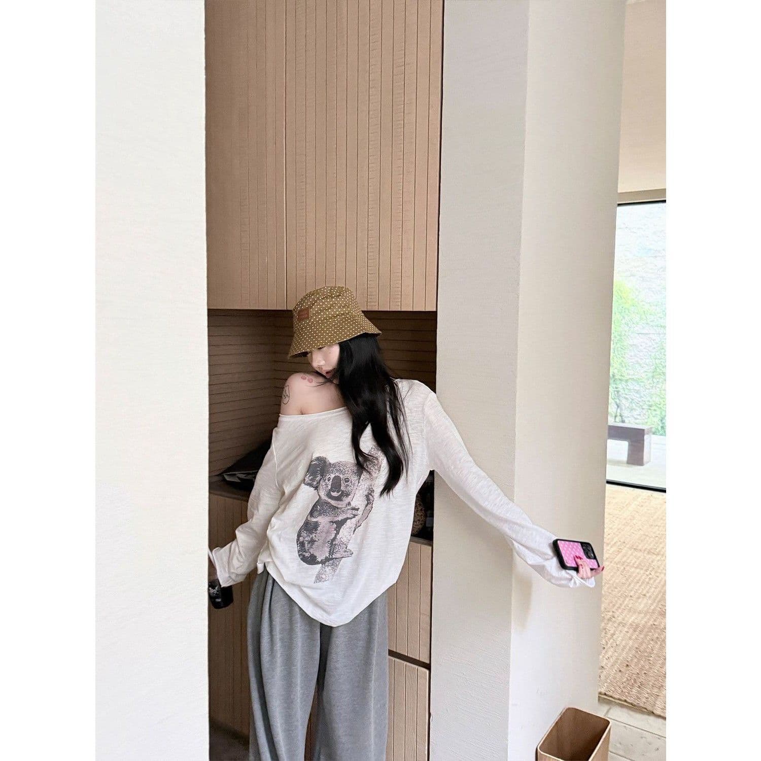 눈꽃 면 자외선 차단 블라우스 여성 상세 이미지 4