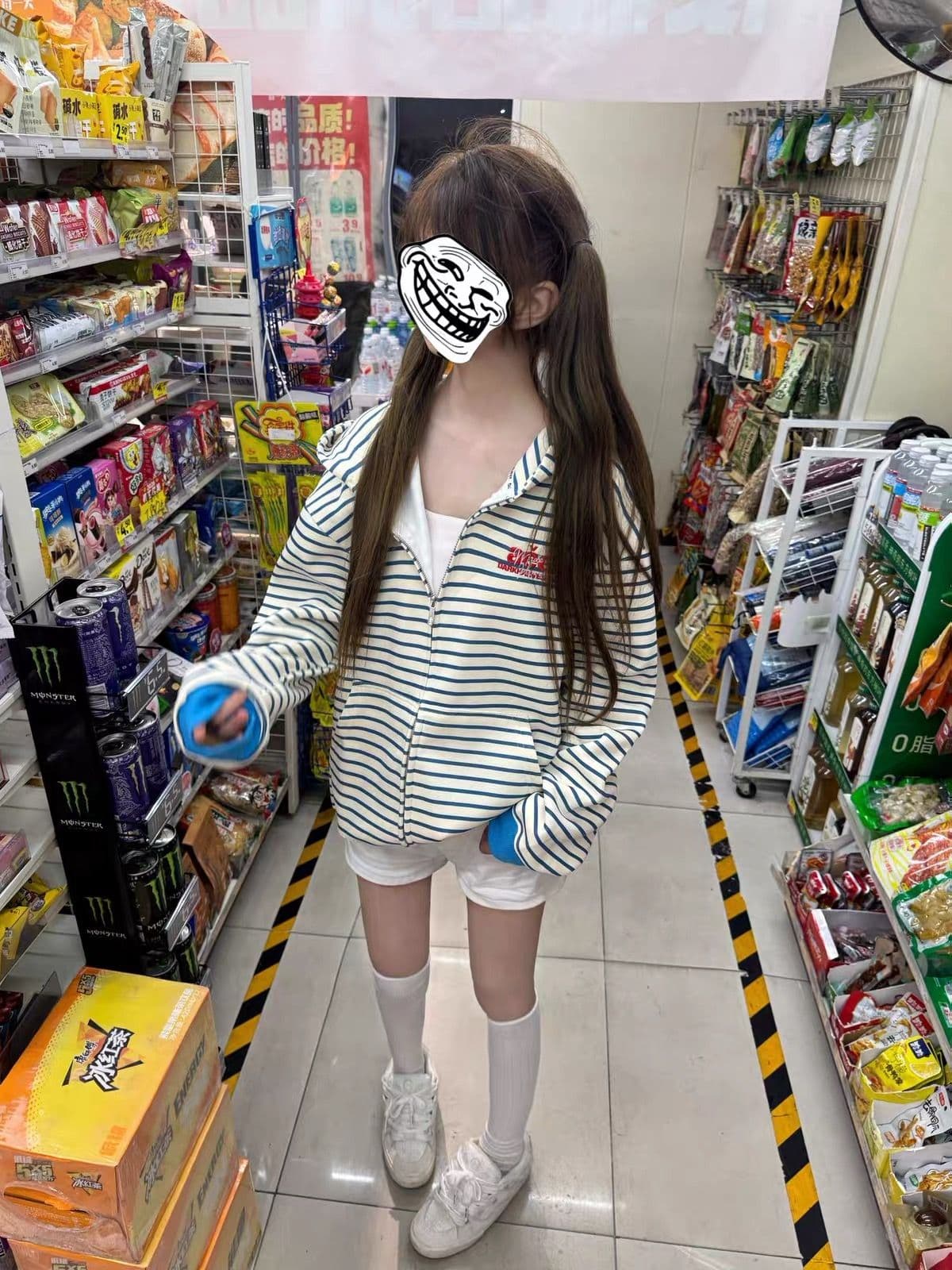 얇은 스타일 백금 지퍼 이후 패키지 칼라 순수한 Mianhua 면 복합 후드티 여성 이미지 2