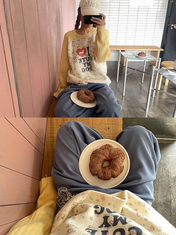 세 양 플러시 긴팔 스웨터 여자 상세 이미지 21