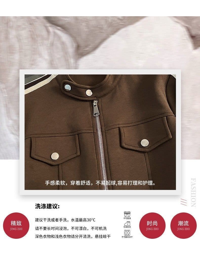 봄 가을 새로운 스포츠 슈트 여성 루즈핏 슬림해 보이는 후드티 한 부서 패션 캐주얼 투피스 세트 트렌디 상세 이미지 19