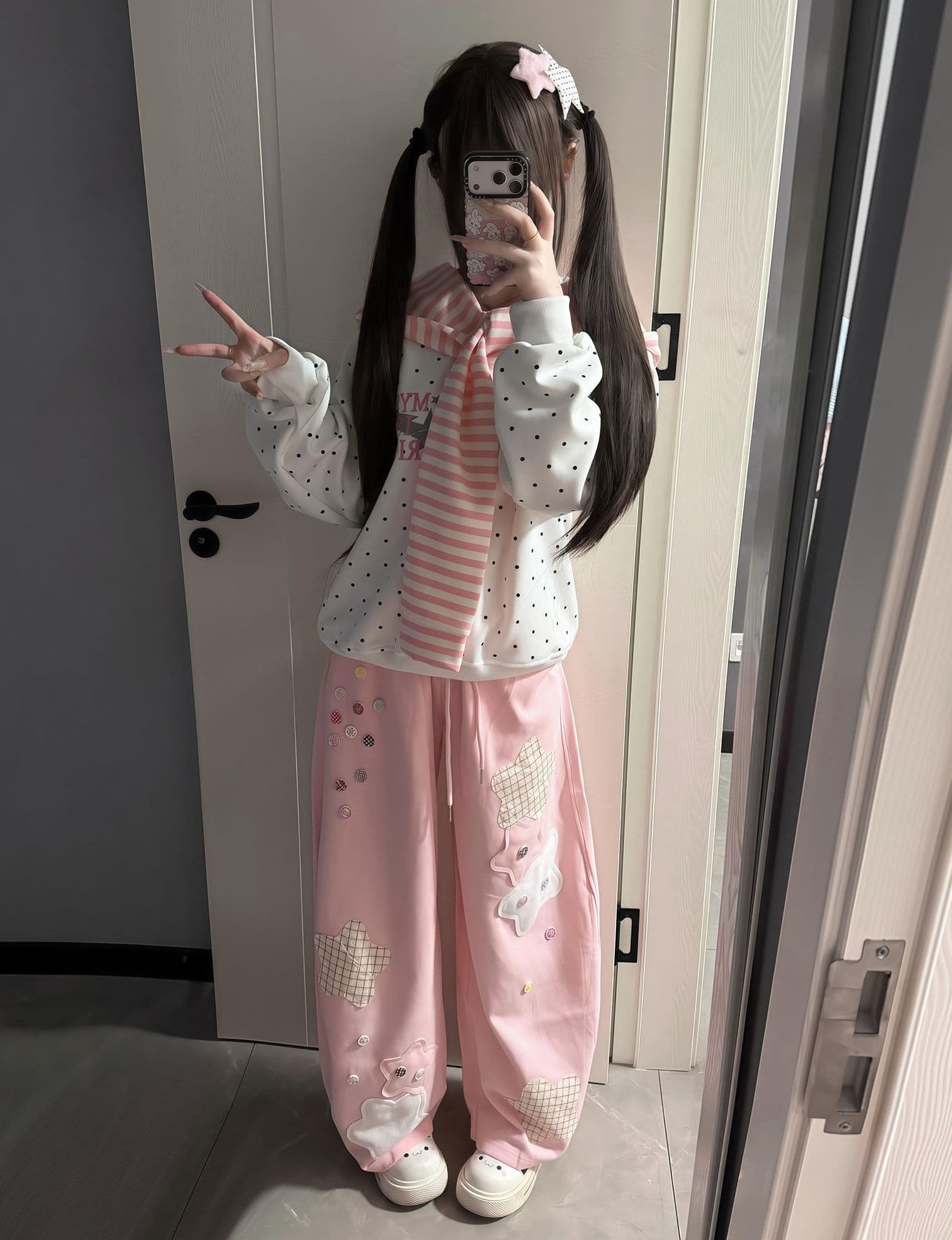 얇은 스타일 전체 조각 다림질 숄 복합 이후 패키지 칼라 순수한 Mianhua 면 복합 후드티 여성 상세 이미지 5