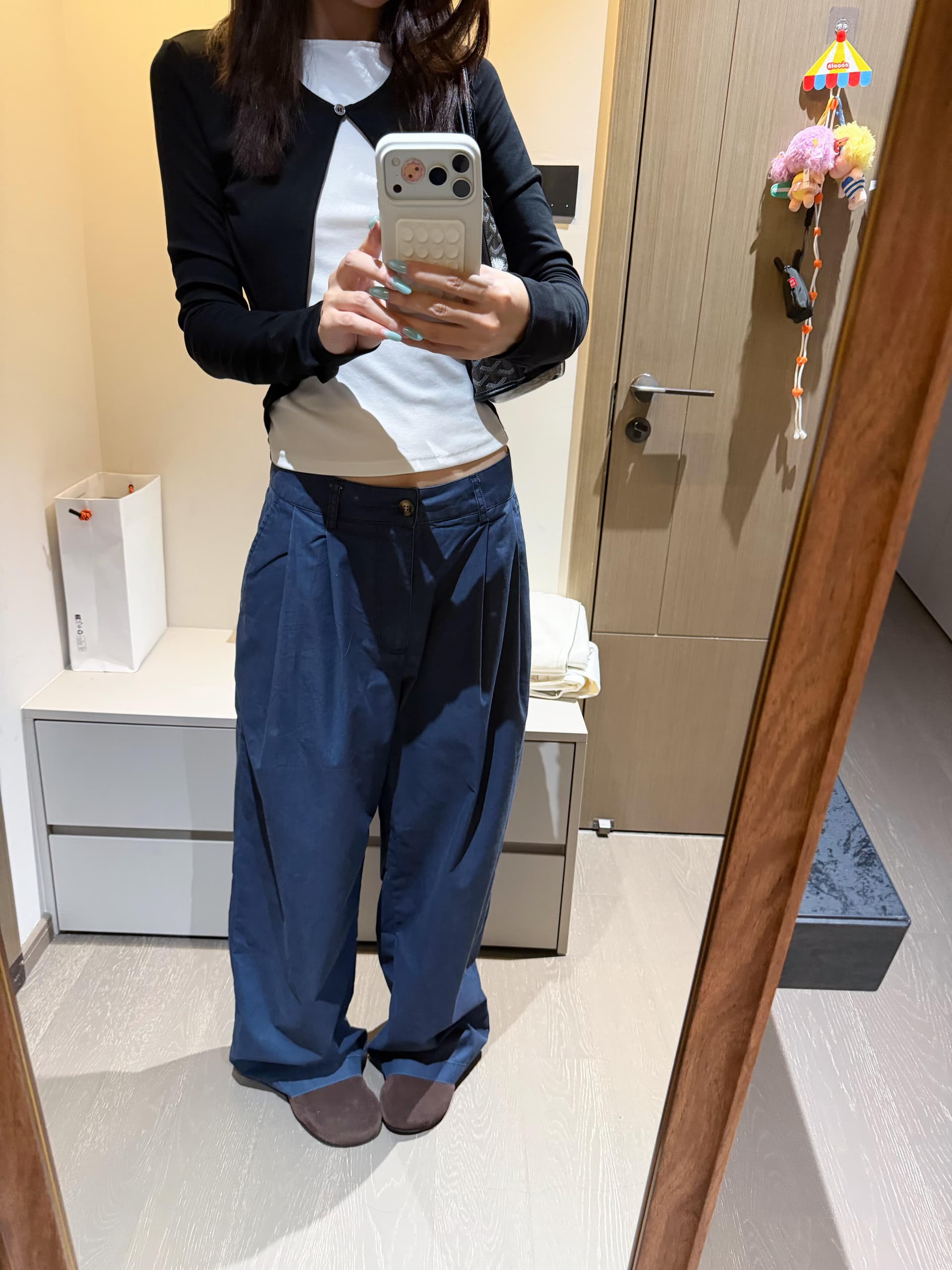 페이크 레이어드 디자인 센스 긴팔 맨위 이미지 3