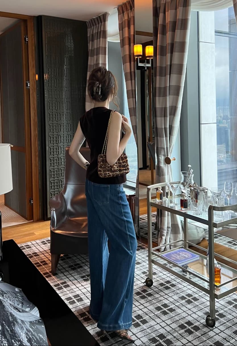 용 안녕하세요. 어린이 고귀한 인쇄물 복잡한 고대 돈 프랑스식 다용도 클래식 벨벳 민소매 베스트 이미지 3