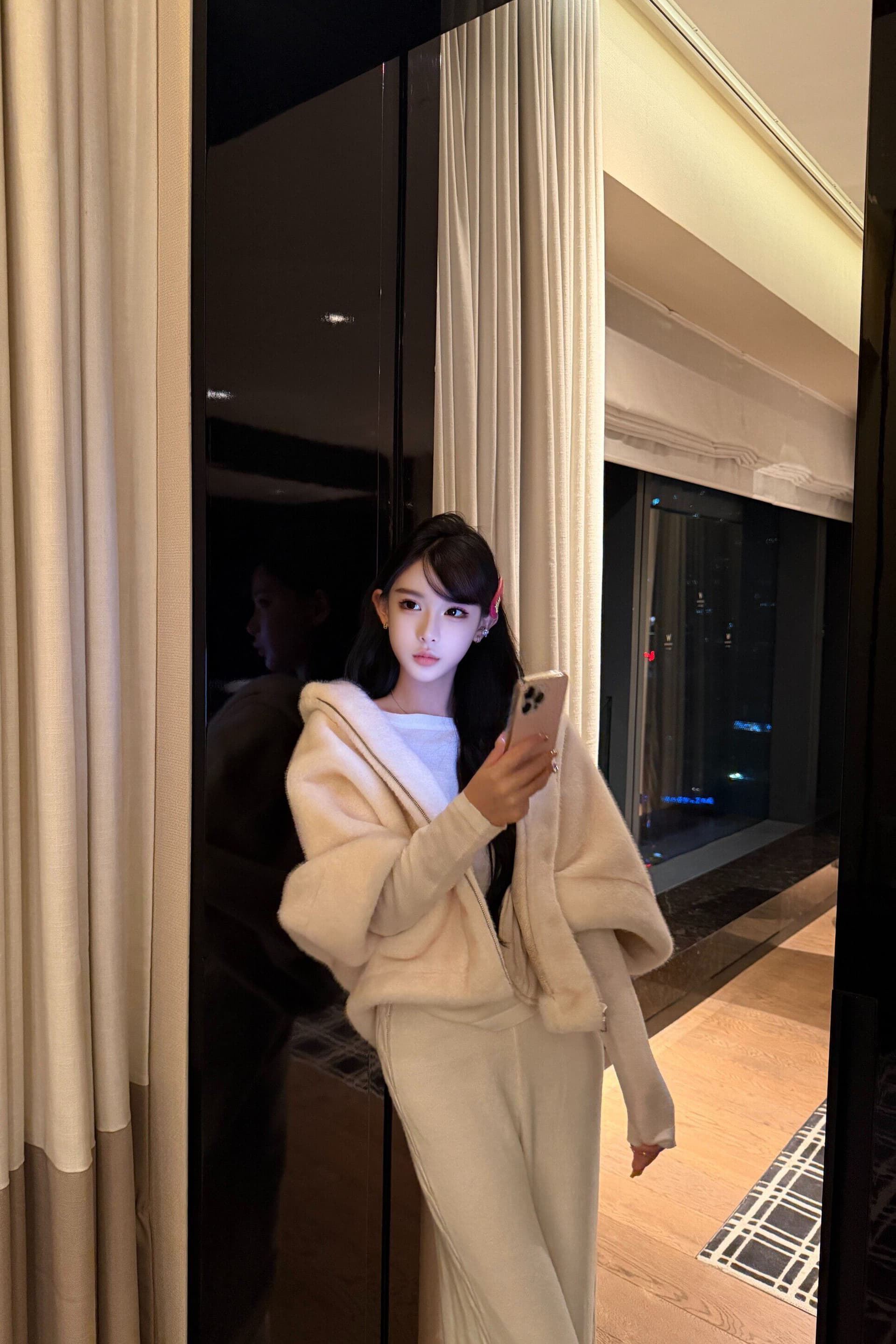 꽈배기 바지 니트 실링 양모 부드러운 찹쌀 도루 센스 측면 더블 꽈배기 바닥 청소 니트 바지 상세 이미지 23