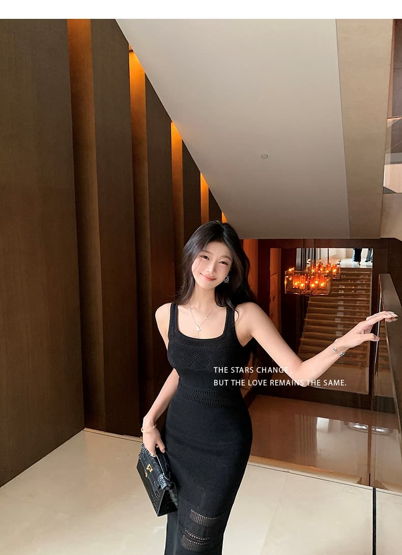 lilylikes 부드러운 자매 부서 여름 오래된 돈 휴가 센스 상쾌 마 센스 홀로우 아웃 조끼 스커트 오픈 가디건 세트 상세 이미지 34