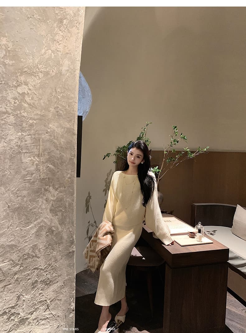 lilylikes 矜贵 자매 센스 양모 부드러운 찹쌀 고급 질감 하나 슬라이스 불규칙 맨위 반 스커트 세트 상세 이미지 45