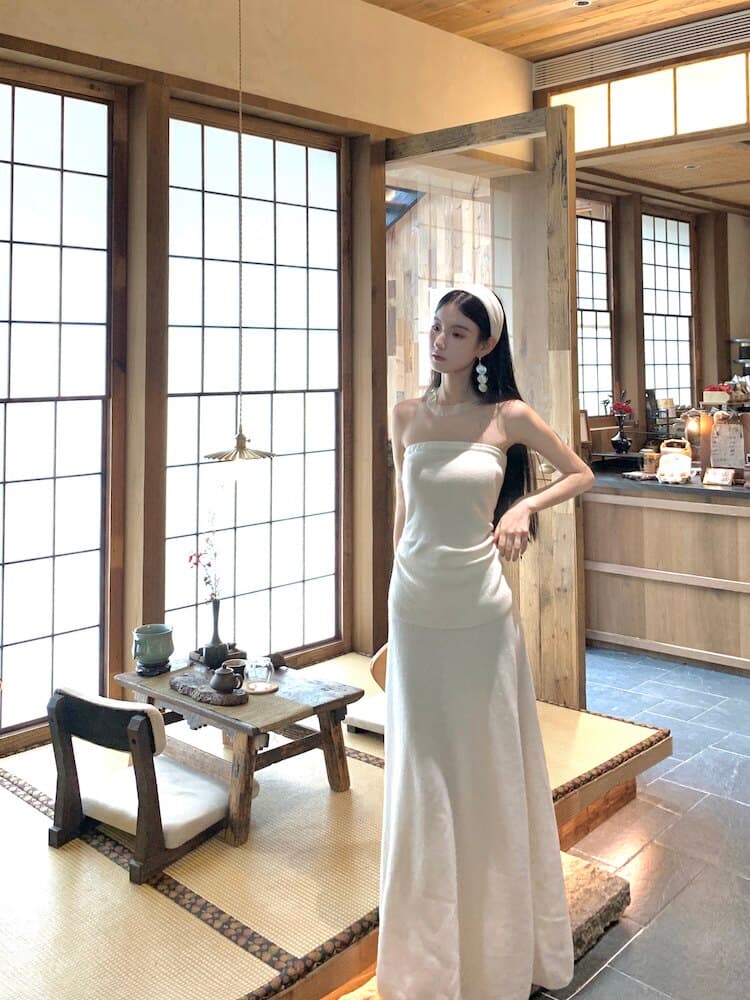 walkindark 이끼 색상 저녁 바람 높음 물품 무거운 작업 산양 캐시미어 고급 서있는 자르다 양 울 스웨터 세트 상세 이미지 16