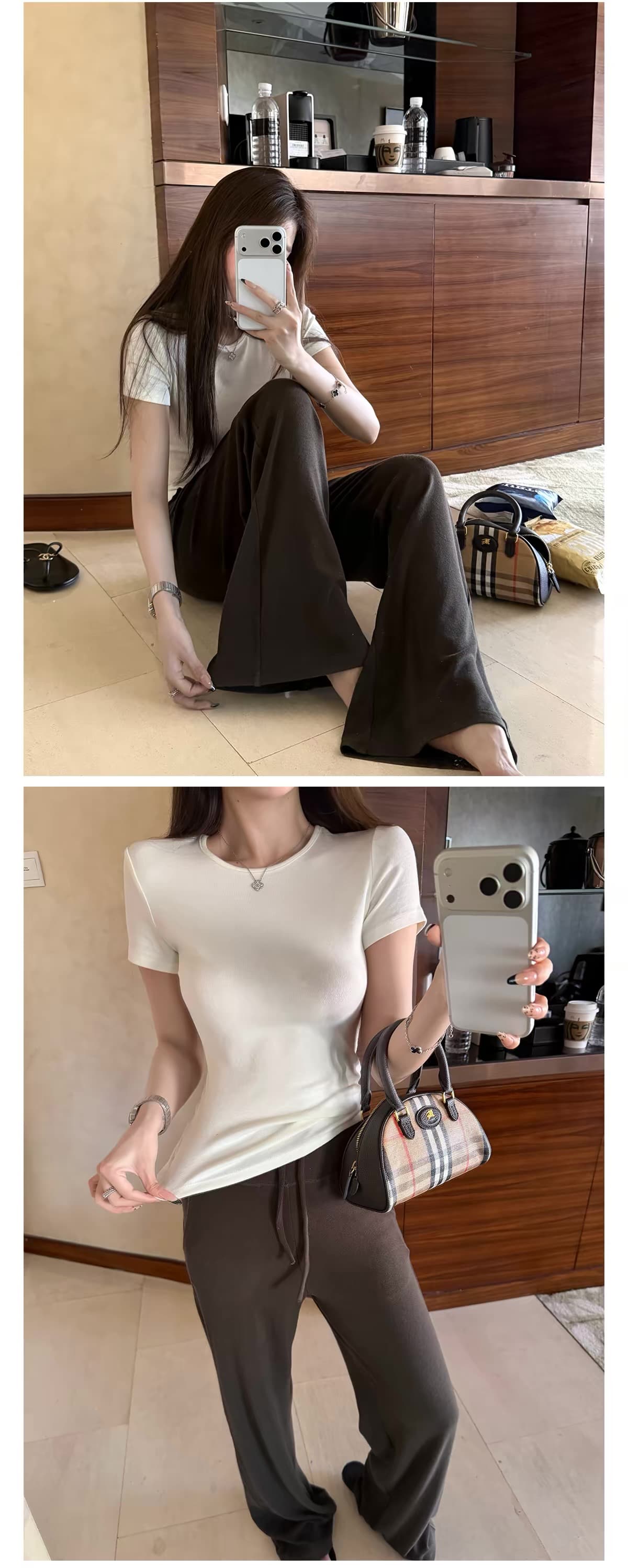superniniyy 워프 엉덩이 yoga 바지 높음 그램 무거운 찹쌀 叽 叽 느슨함 센스 워프 엉덩이 선 디스플레이 다리 좋은 캐주얼 긴 바지 상세 이미지 19