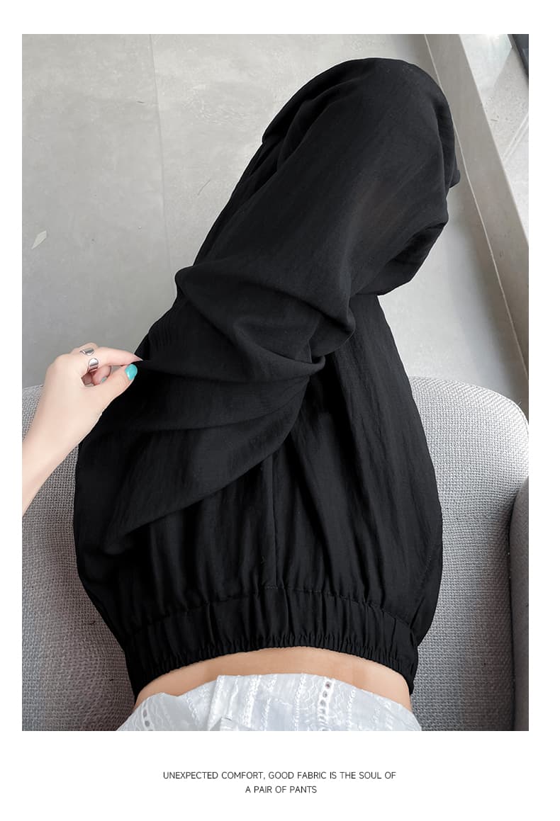 면 린넨 야마모토 치마바지 여성 여름 얇은 스타일 고급 도루 가을 센스 얼음 실크 넓은 다리 치마바지 허리밴드 다용도 캐주얼 바지 상세 이미지 38