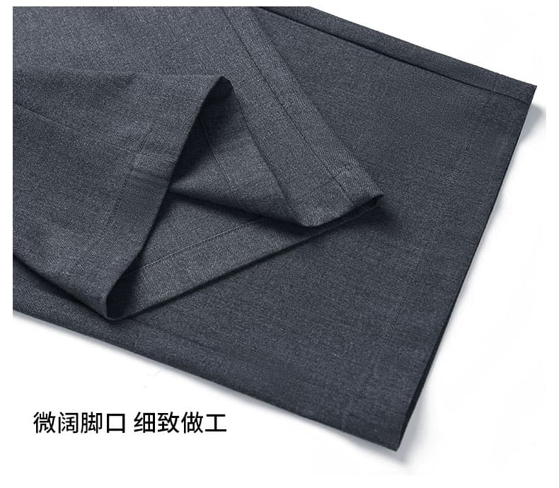 회색 정장 바지 여성 가을 2026 새로운 고급 센스 도루 센스 와이드 레그 팬츠 스트레이트 캐주얼 오래된 돈 바람 롱 바지 상세 이미지 12