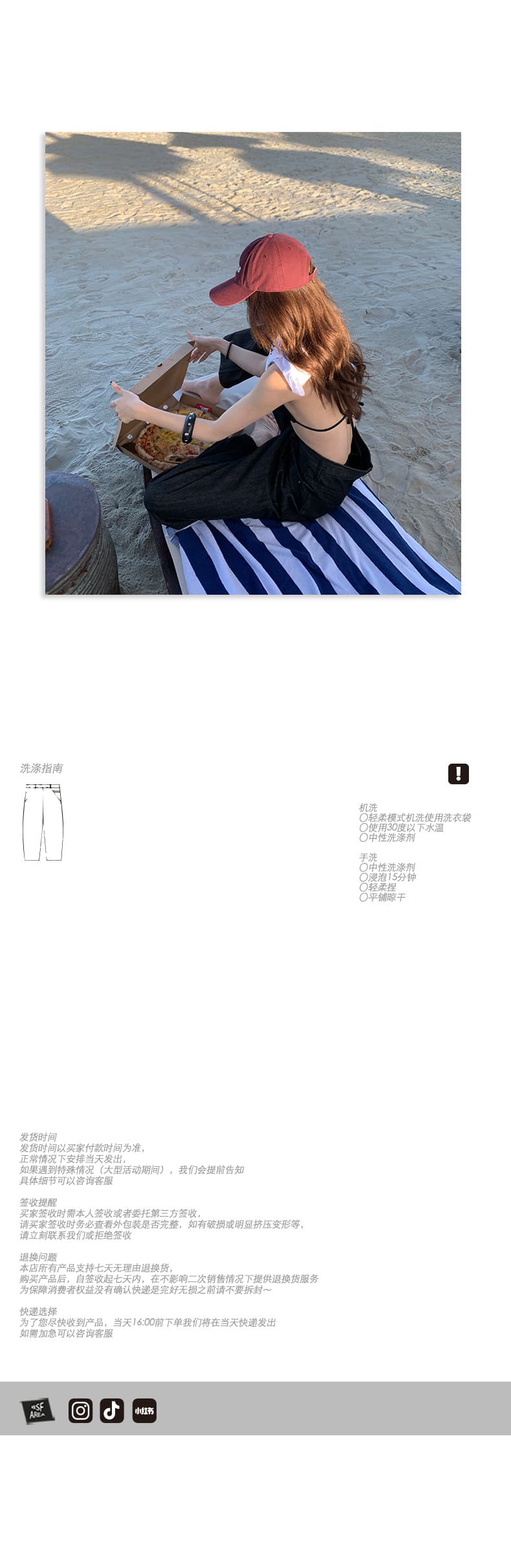 실사 섬 일기 아메리칸 차가운 센스 편안한 분위기 기타 단추 세련된 원본 블랙 하드 데님 상세 이미지 7